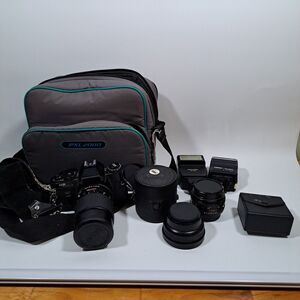 Lot VTG SEARS KS Super II SR 2000 Camera 28-70mm 135 PXL 2000 Case Fisher Price
